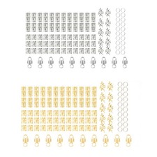 100pcs Braid Jewelry Kit Metal