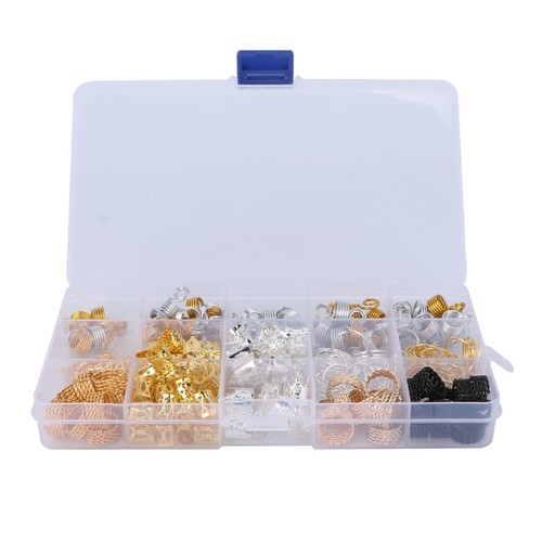 Metal hair beads braid rings - braid,