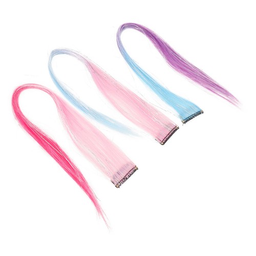 Assorted color hair tinsel - assorted,
