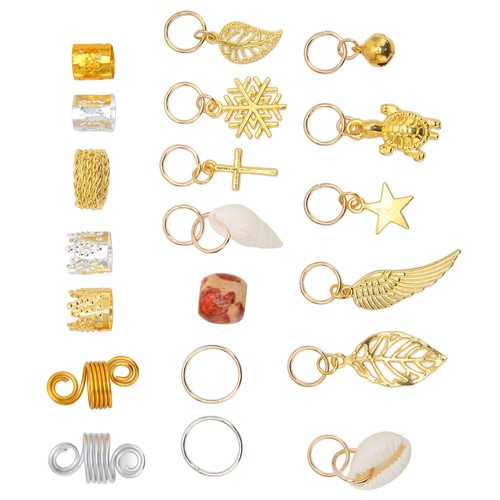 Hair braid rings - braid,