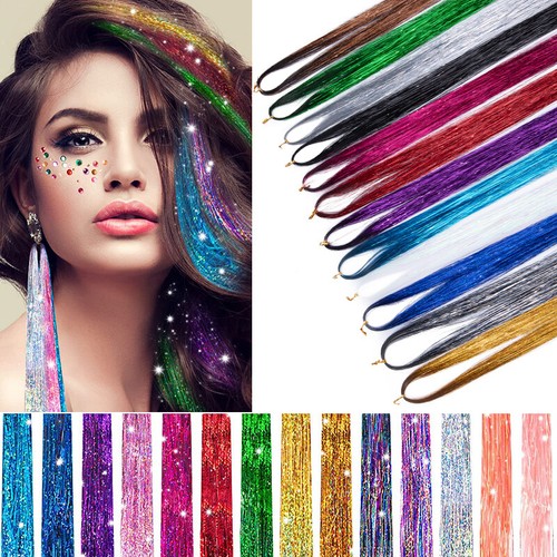 Rainbow hair tinsel kit - uk,