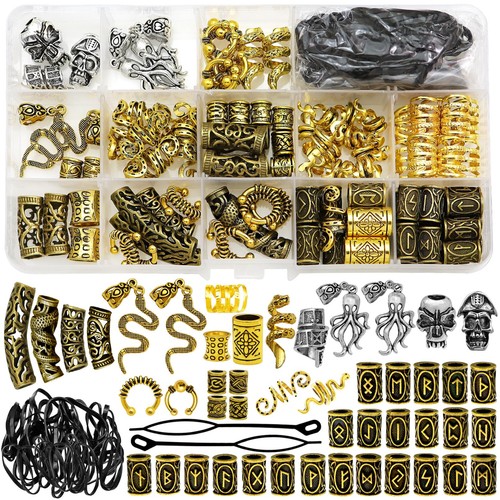207pcs viking hair - 207pcs,