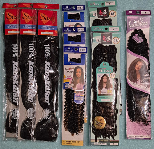 Lot new hair extensions - new,