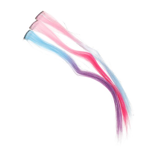 Colorful hair tinsel - colorful,