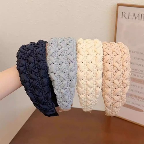 Cloth fabric wide hairband - cloth,