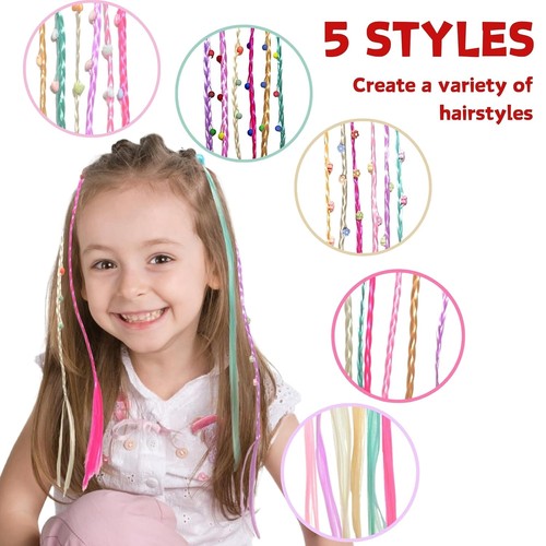 42pcs coloured hair - coloured, extensions