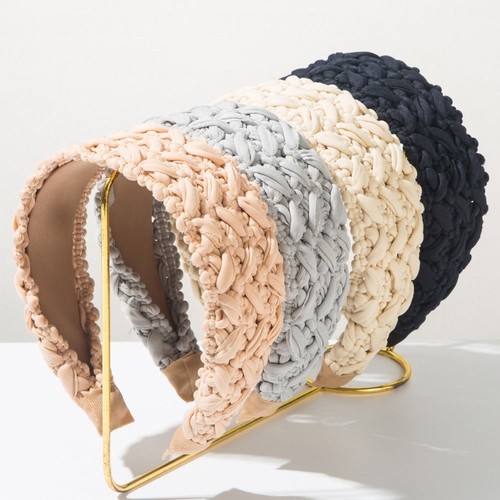 Braided texture wide - wide, hairband