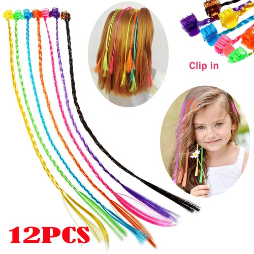12pack nylon braided hair neon - hair,