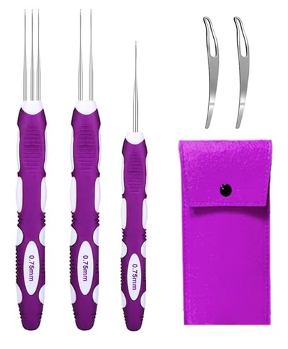 5pcs dreadlock crochet hook - dreadlock,