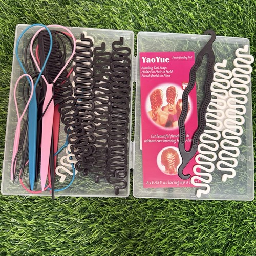 Hair braiding tools set french - hair,
