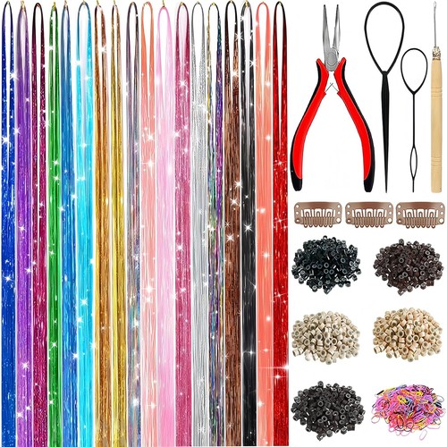 Colors hair tinsel kit for - 18,