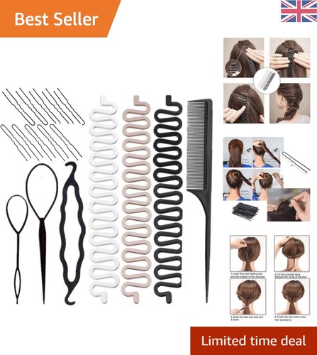 Elegant hair braiding kit - elegant,