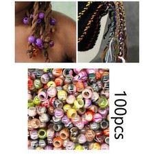 100Pcs  Bead Kit Hair Beads